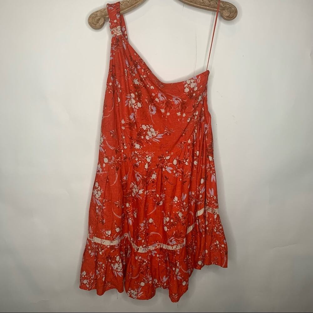 Free People All Mine Red Mini Dress Sz XS NWOT